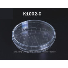 CE and FDA Certificated 90*20mm PS Grid Disposable Petri Dish